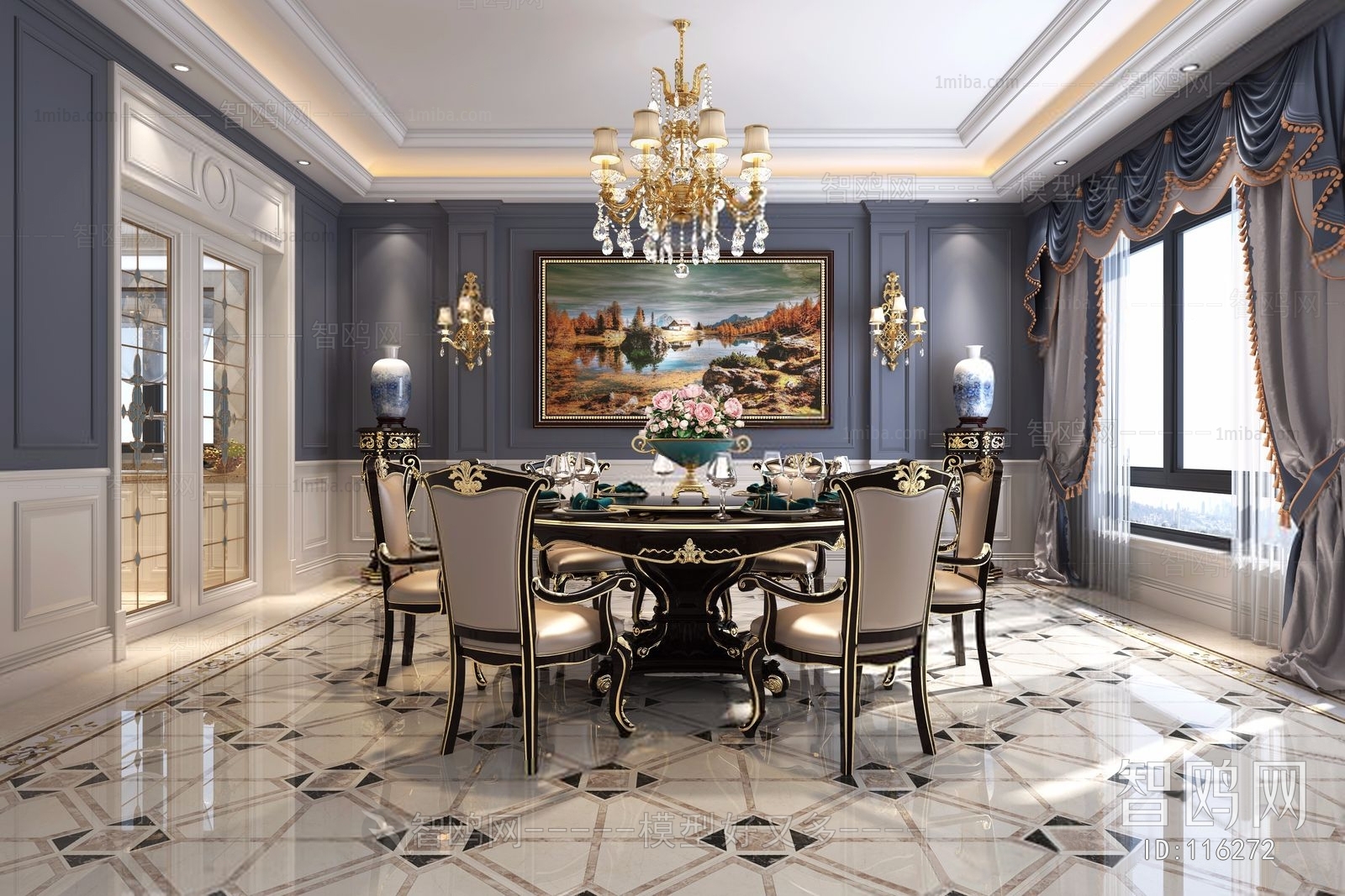 New Classical Style Dining Room