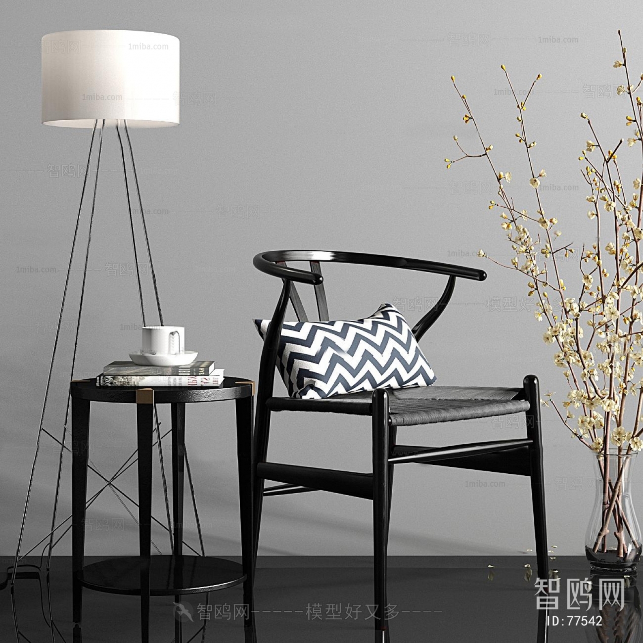 New Chinese Style Single Chair