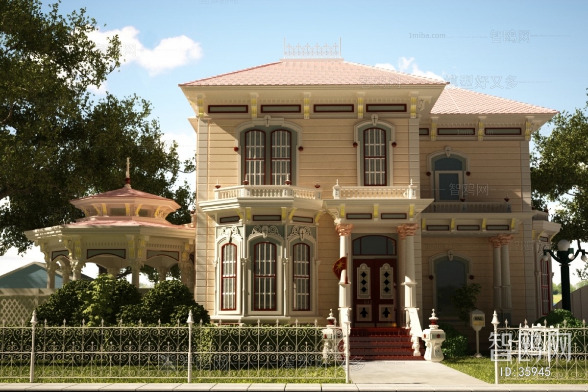 European Style Villa Appearance