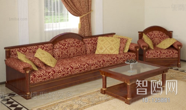 European Style Sofa Combination