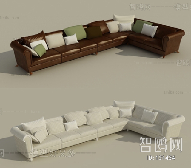 Modern Multi Person Sofa