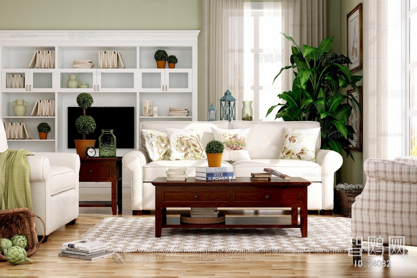 American Style Idyllic Style Sofa Combination