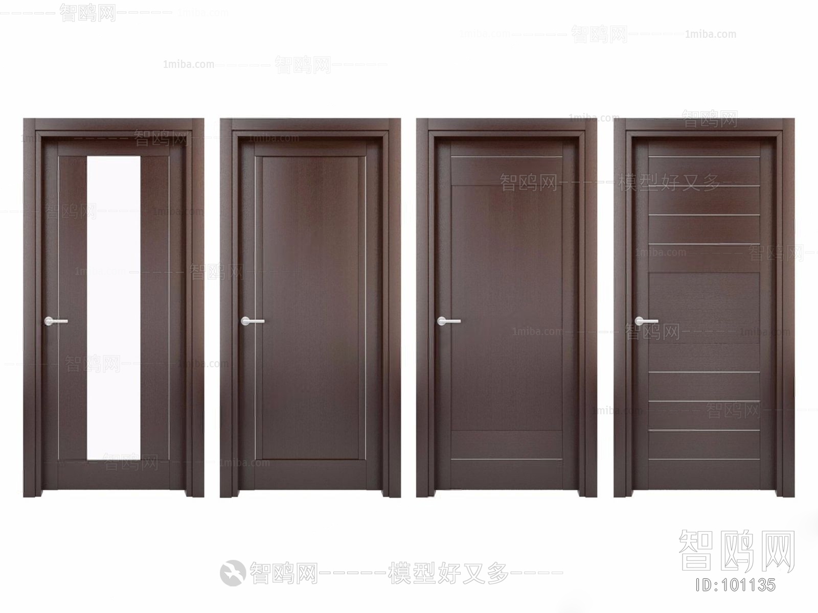 Modern Solid Wood Door