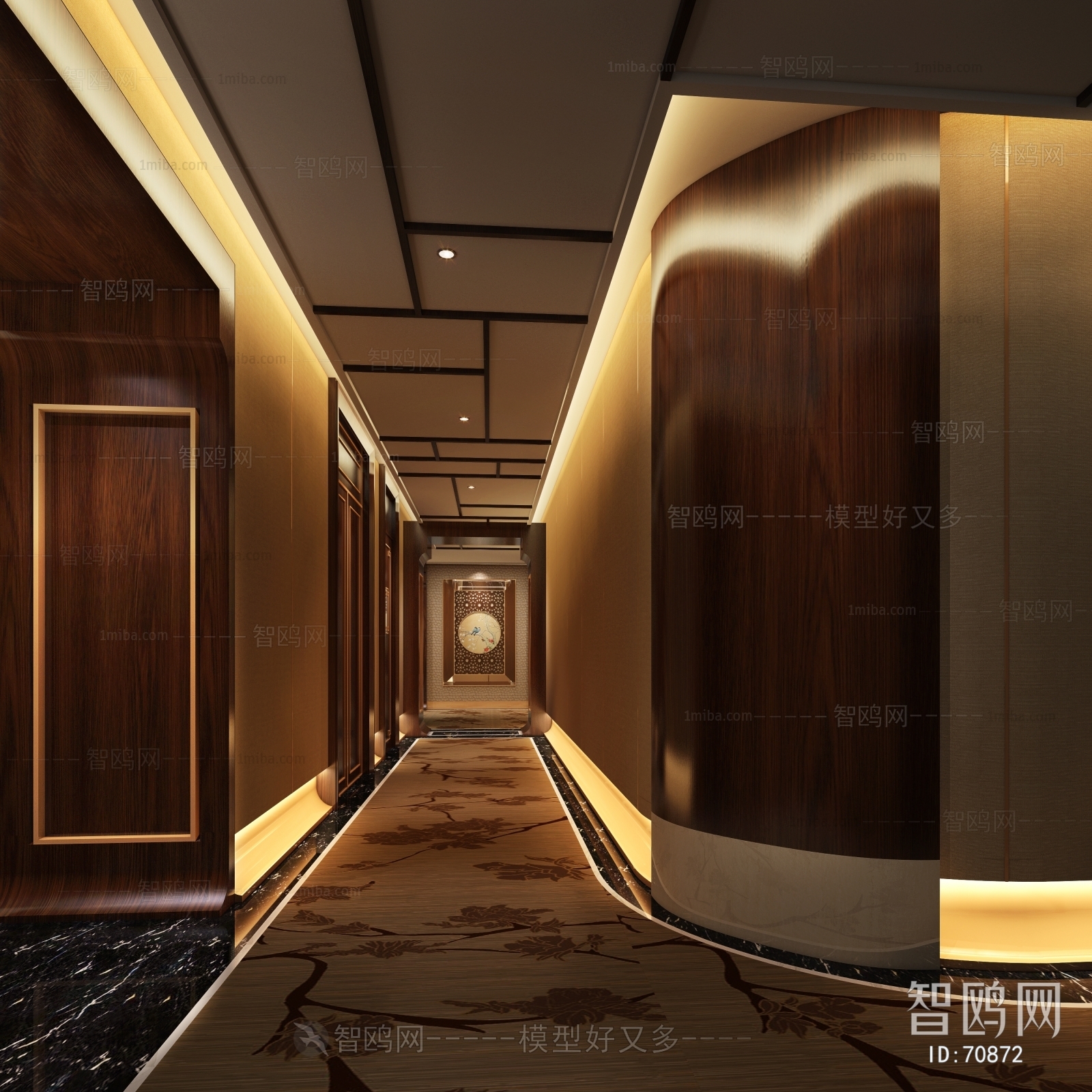 Modern Corridor Elevator Hall