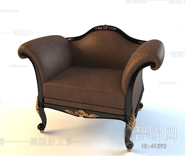 New Classical Style Single Sofa