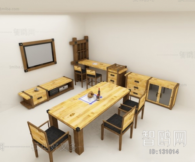 European Style Dining Table And Chairs