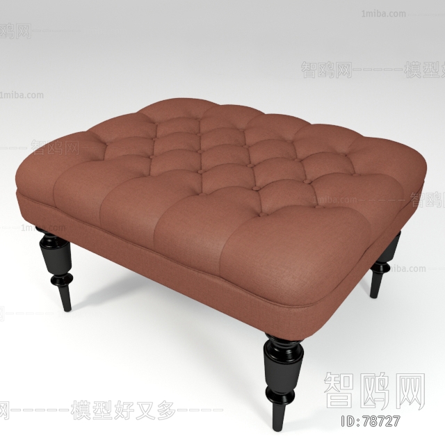 Simple European Style Footstool