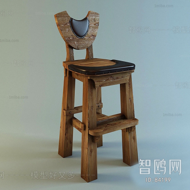 Country Style Bar Chair