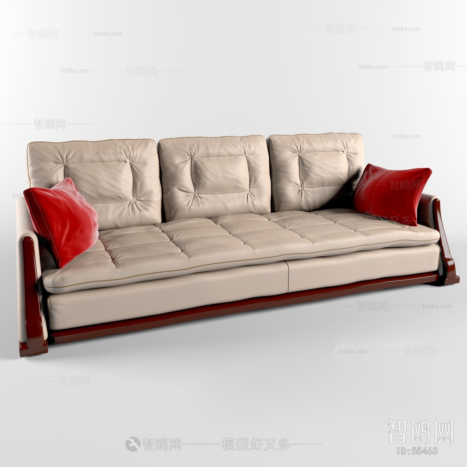 Modern Three-seat Sofa