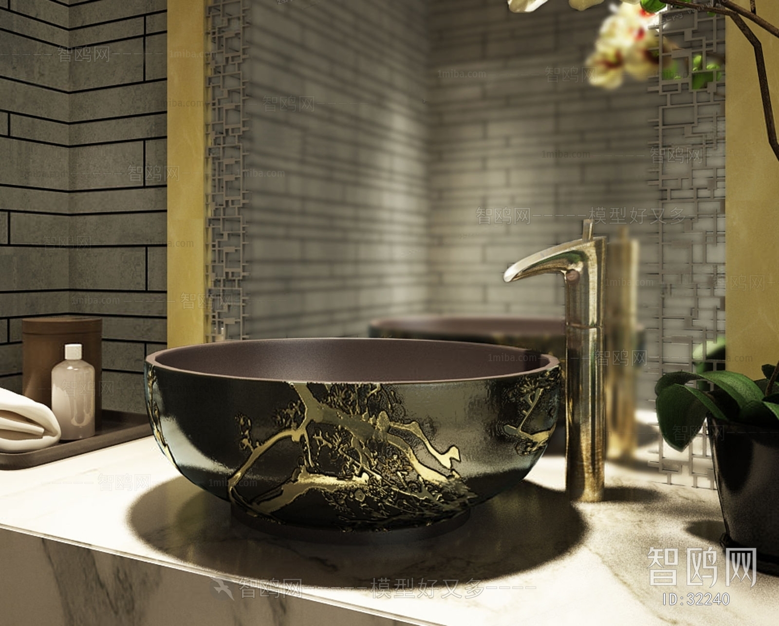 New Chinese Style Basin