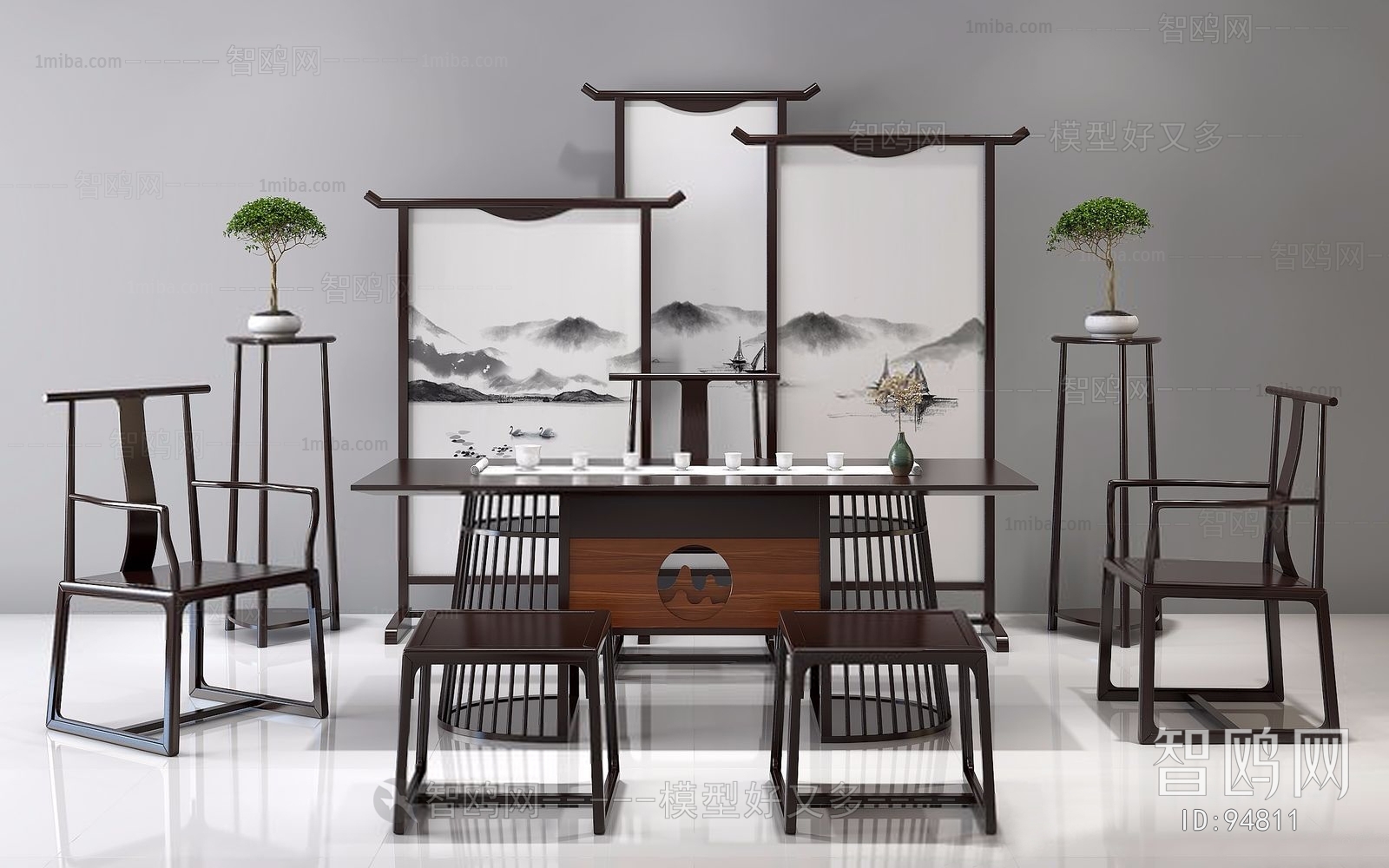 New Chinese Style Tea Tables And Chairs