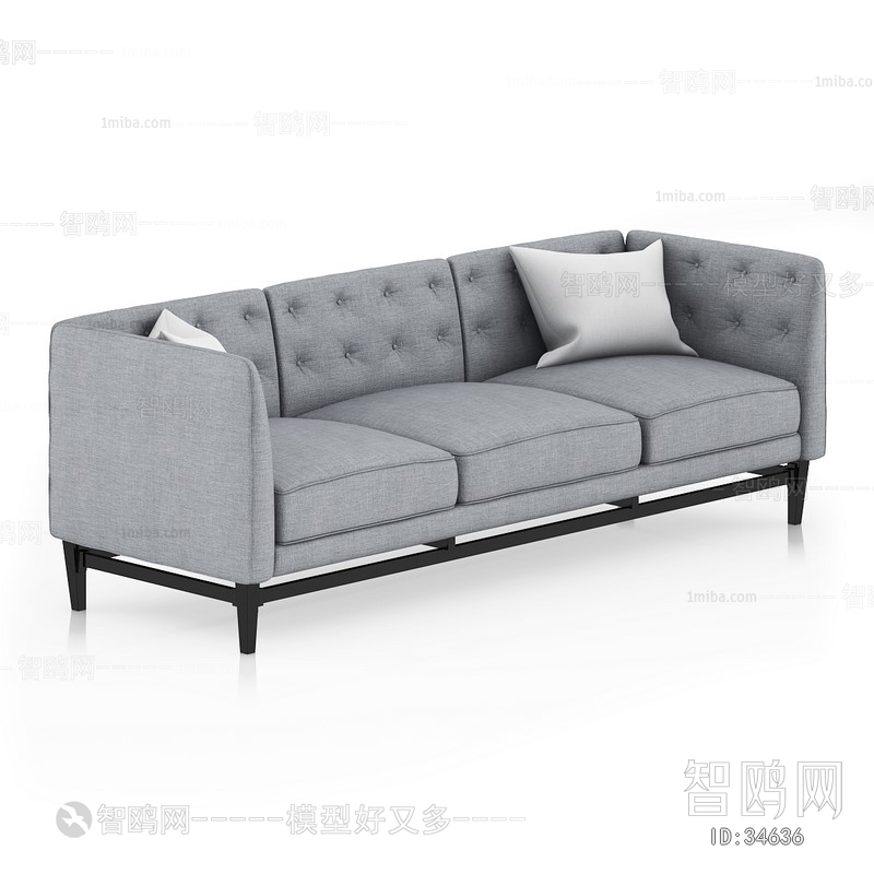 Modern Three-seat Sofa