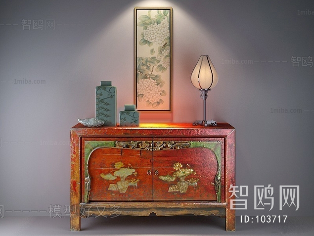 Chinese Style Side Cabinet/Entrance Cabinet