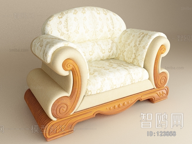 European Style Single Sofa