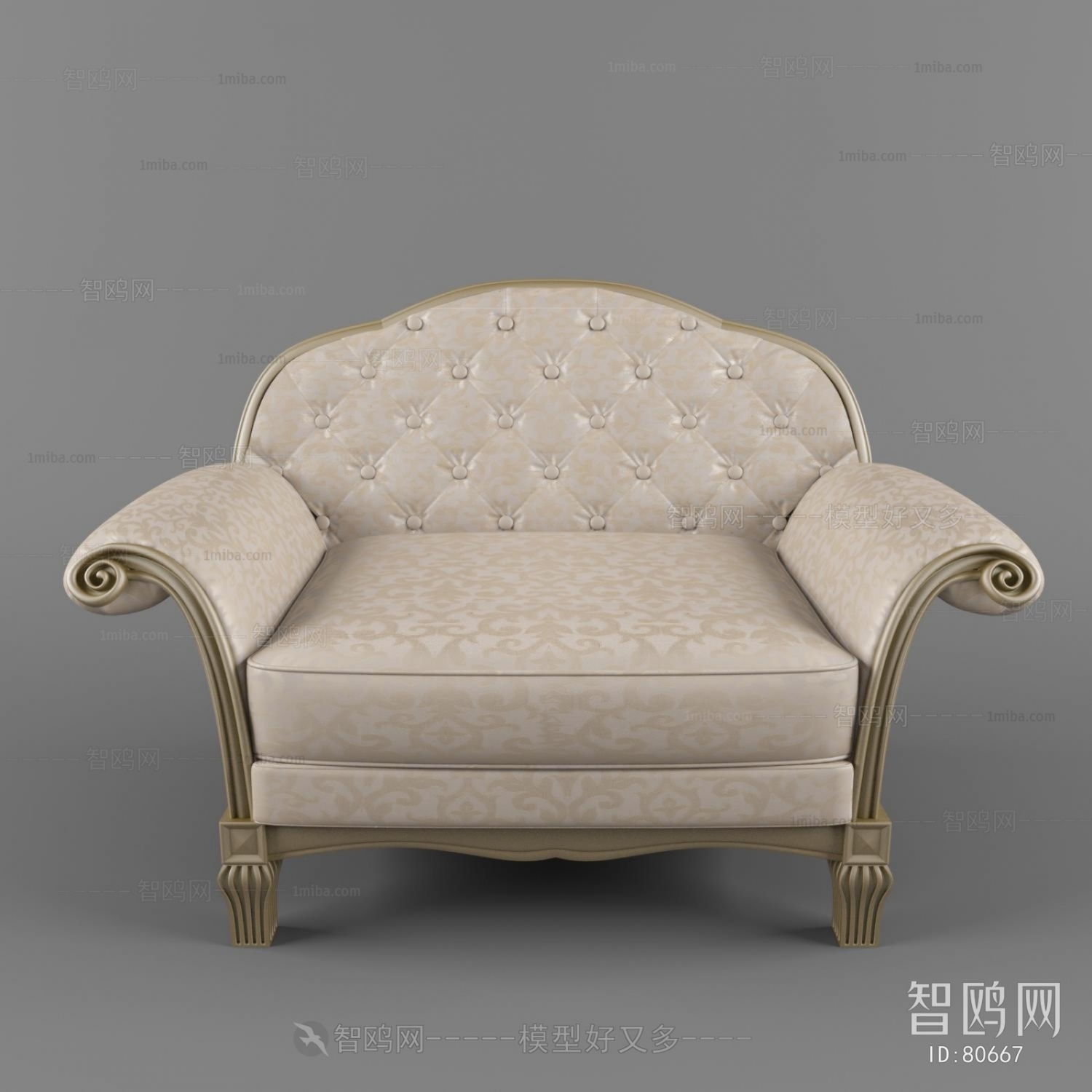 European Style Single Sofa