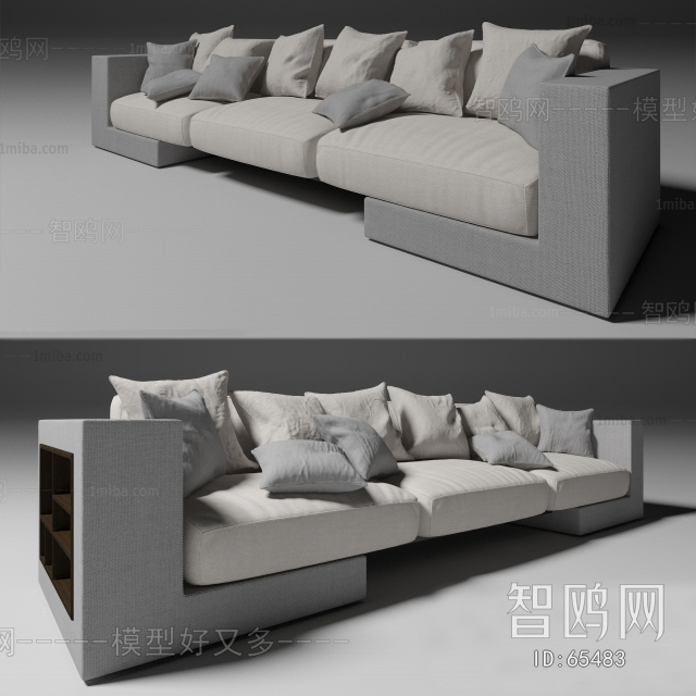 European Style Three-seat Sofa