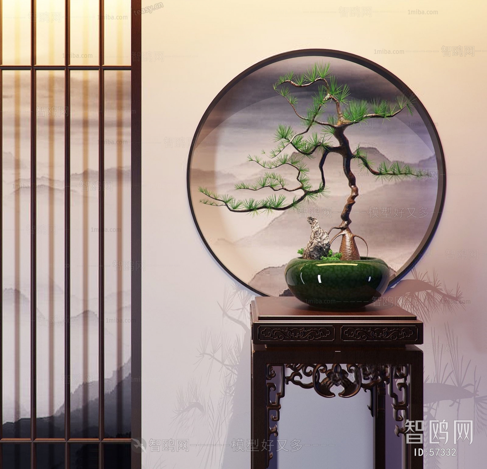 New Chinese Style Bonsai