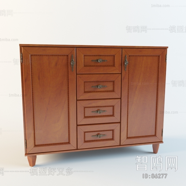 Simple European Style Side Cabinet/Entrance Cabinet