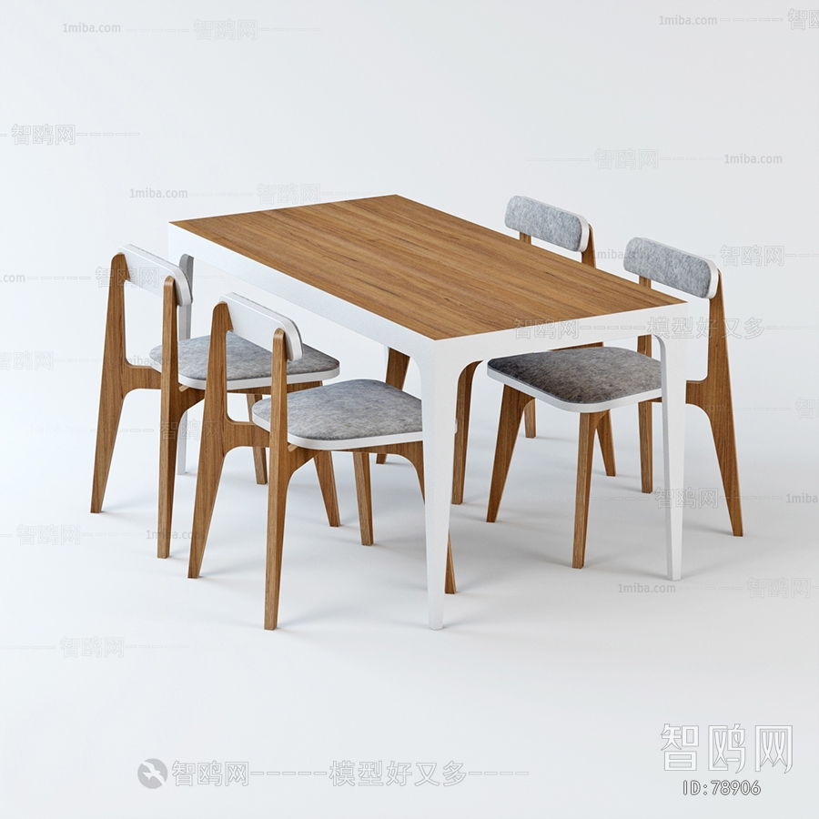 Nordic Style Dining Table And Chairs