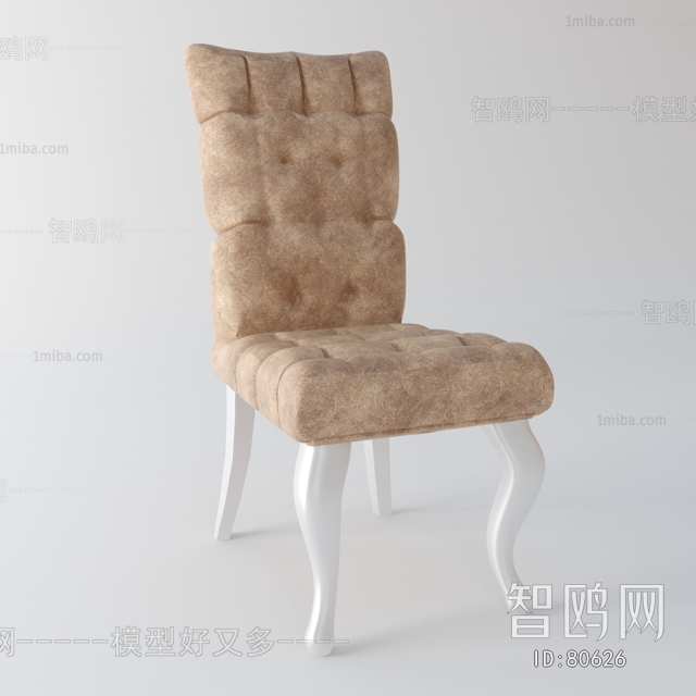 Simple European Style Single Chair