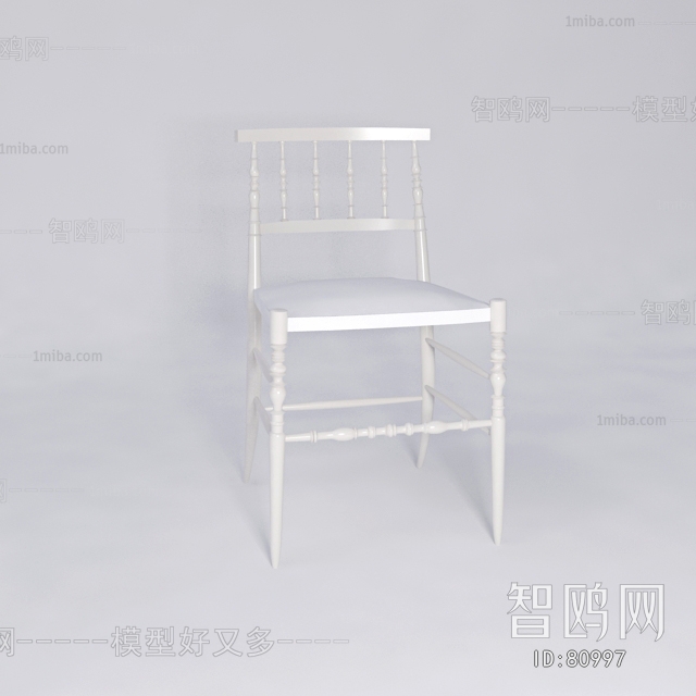 Simple European Style Single Chair