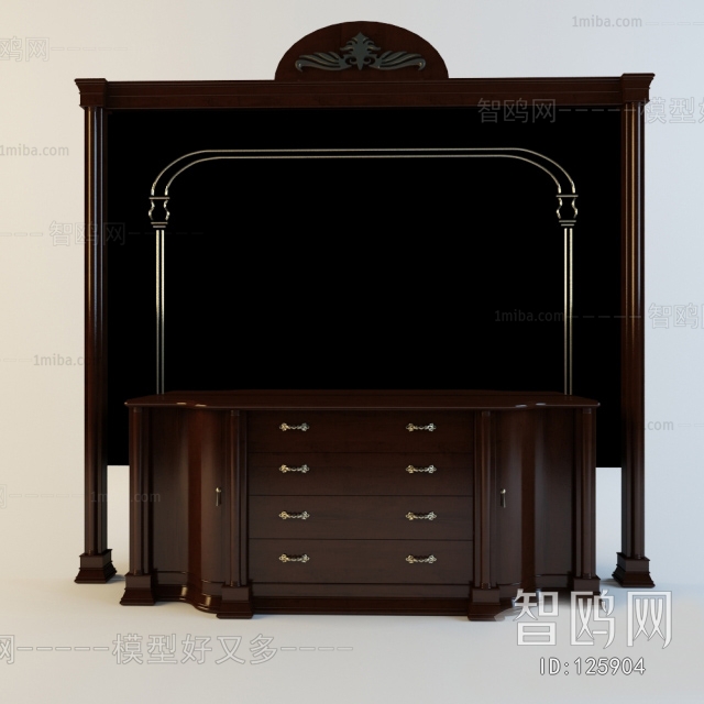 European Style TV Cabinet