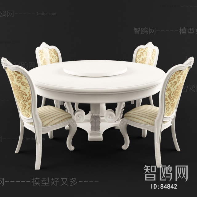 European Style Dining Table And Chairs