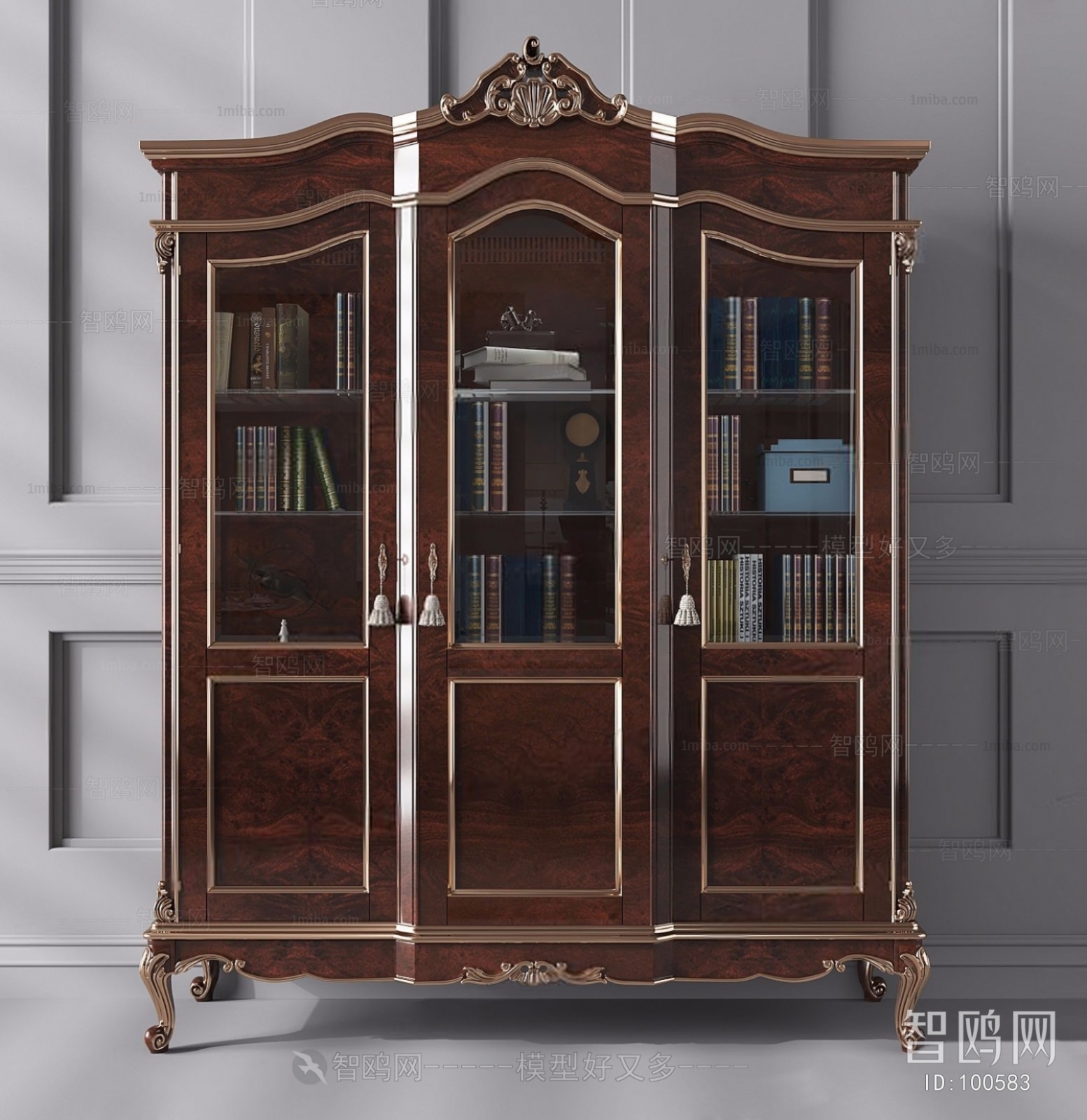 European Style Classical Style Bookcase