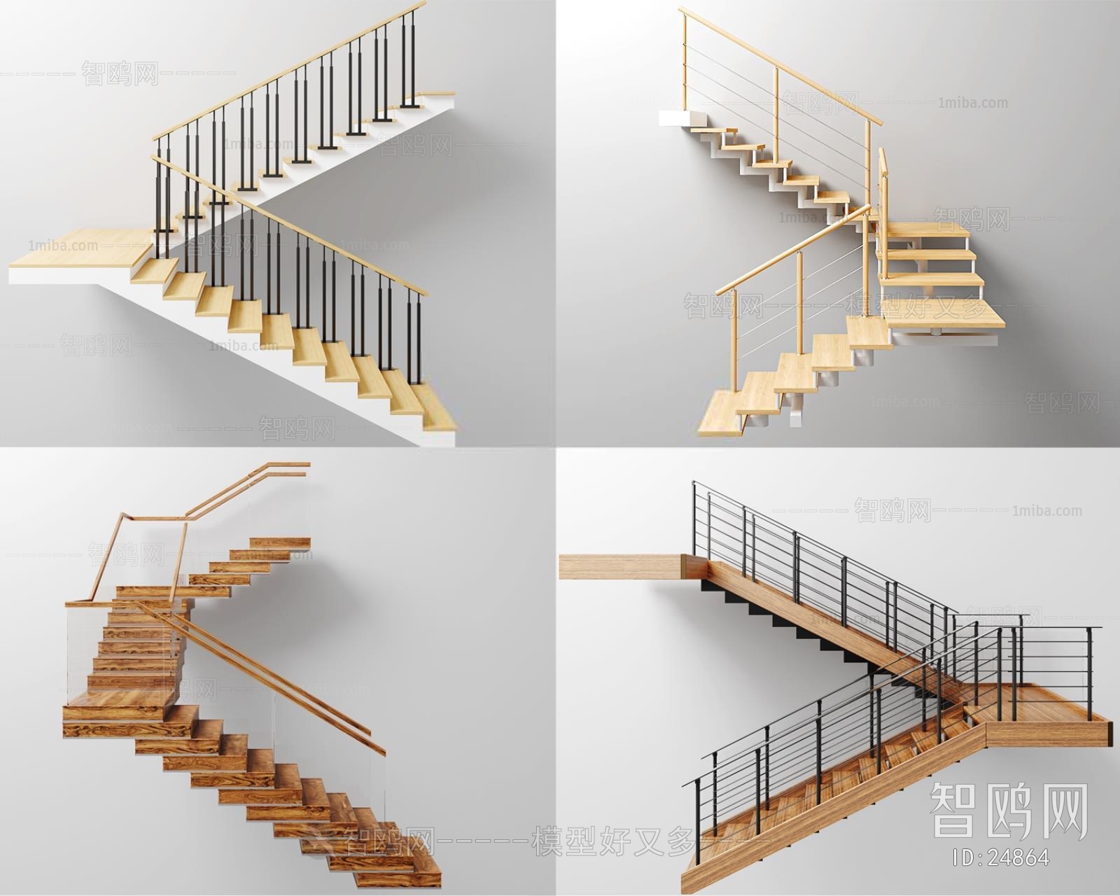 Modern Stair Balustrade/elevator