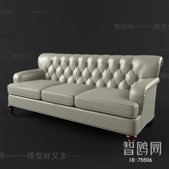 European Style Three-seat Sofa