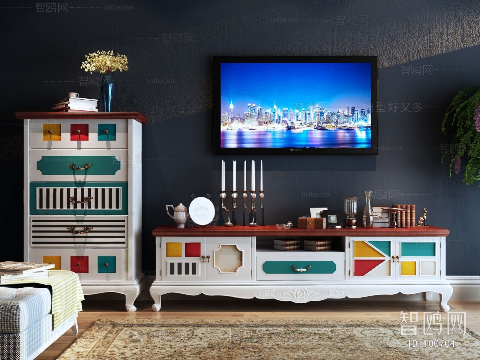 Idyllic Style TV Cabinet