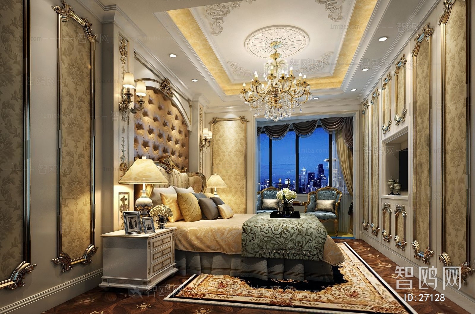 European Style Bedroom