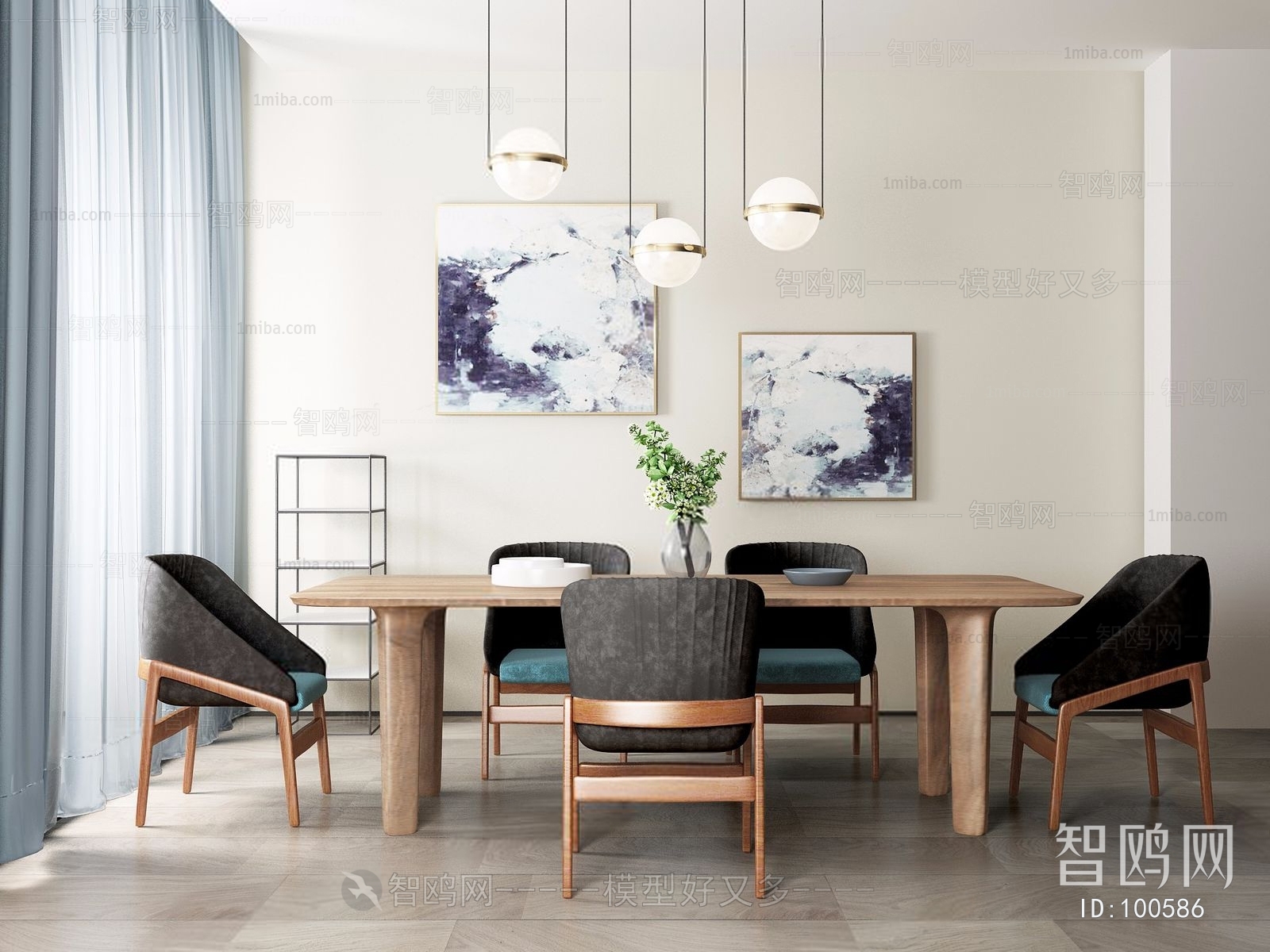 Nordic Style Dining Table And Chairs