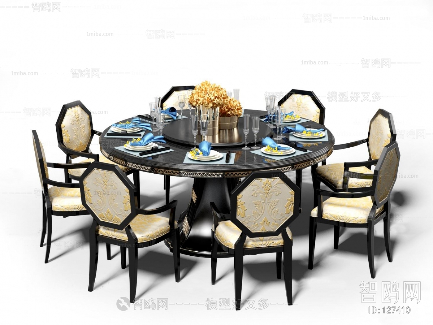 New Chinese Style Dining Table And Chairs