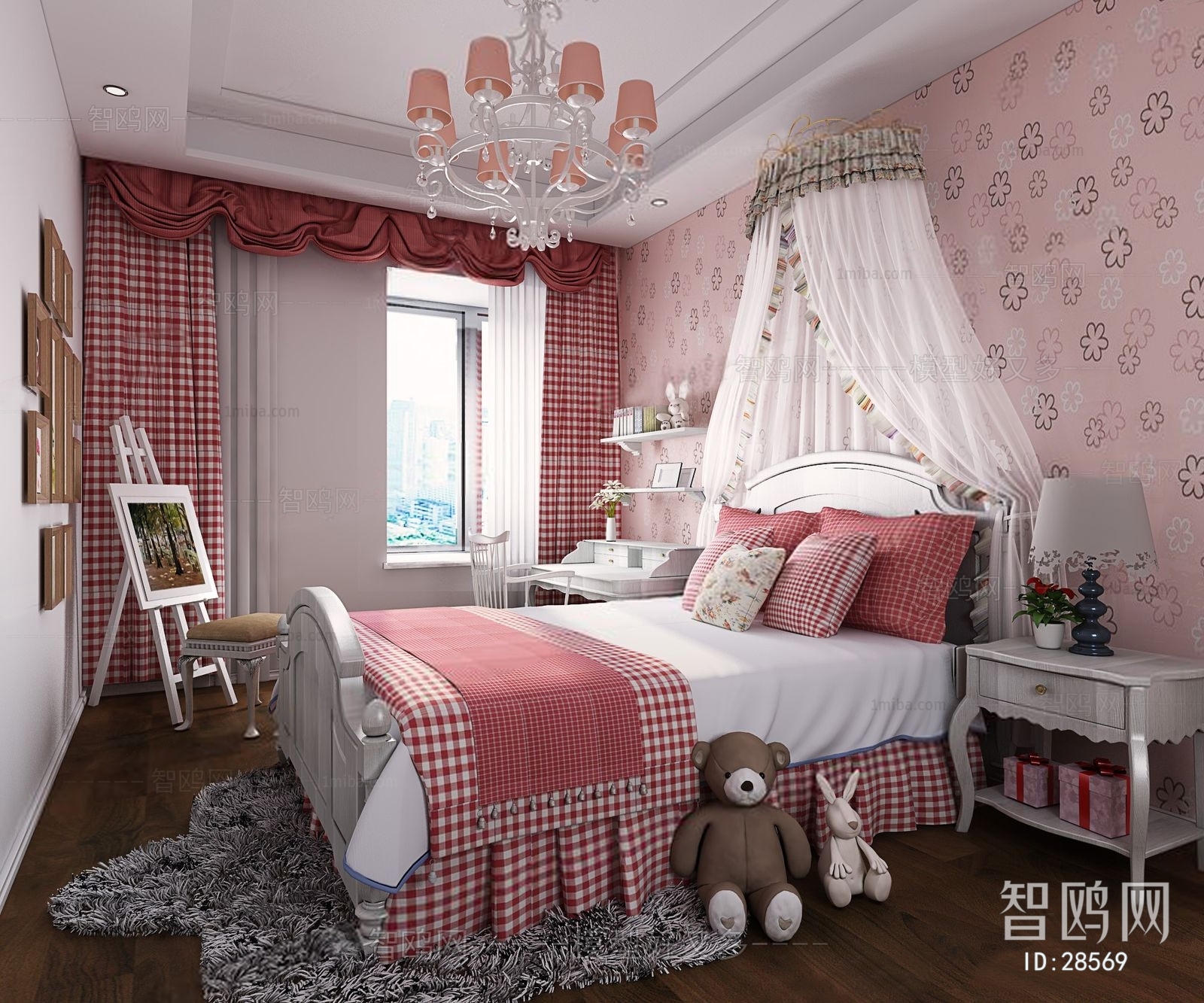 Simple European Style Children's Room