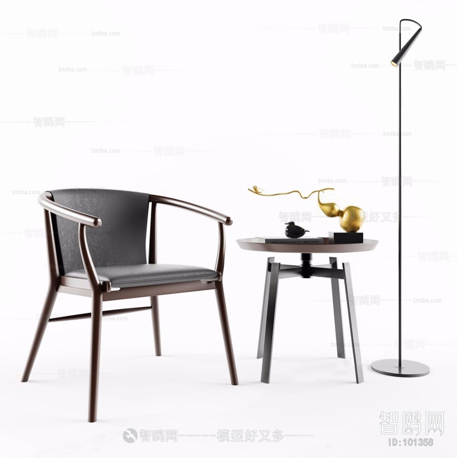 New Chinese Style Single Chair