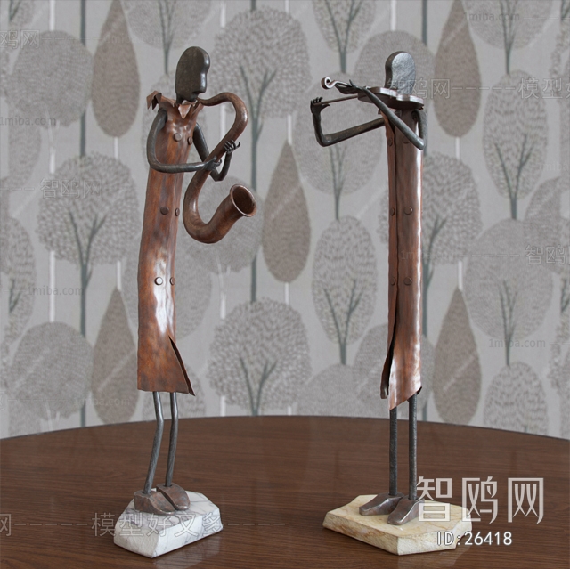 Industrial Style Retro Style Decorative Set