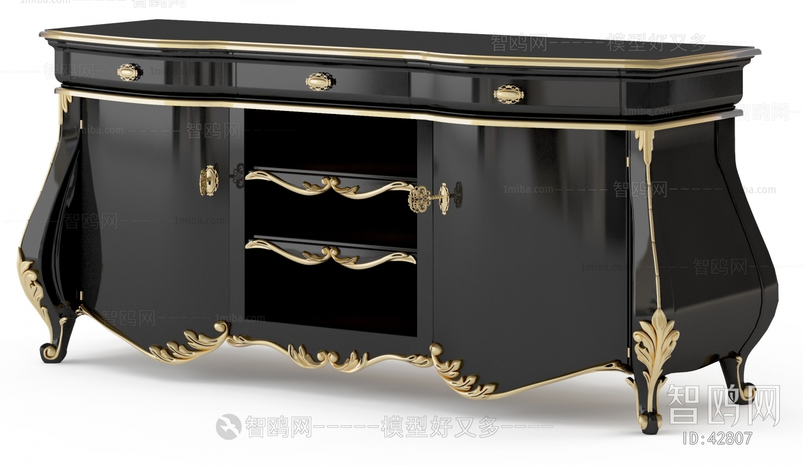 European Style TV Cabinet