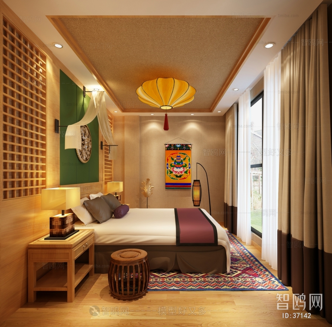 Southeast Asian Style Bedroom