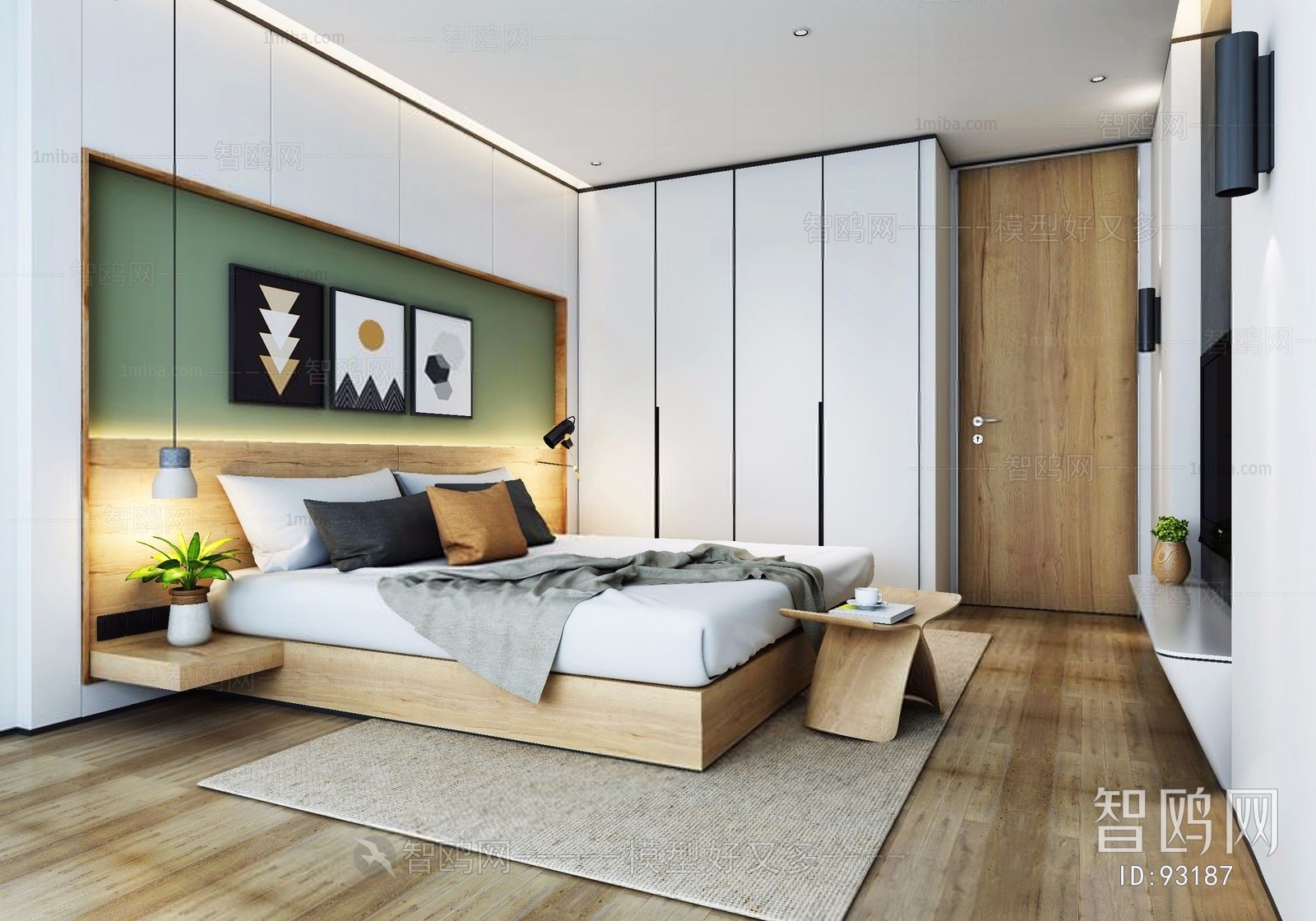 Modern Simple Style Bedroom