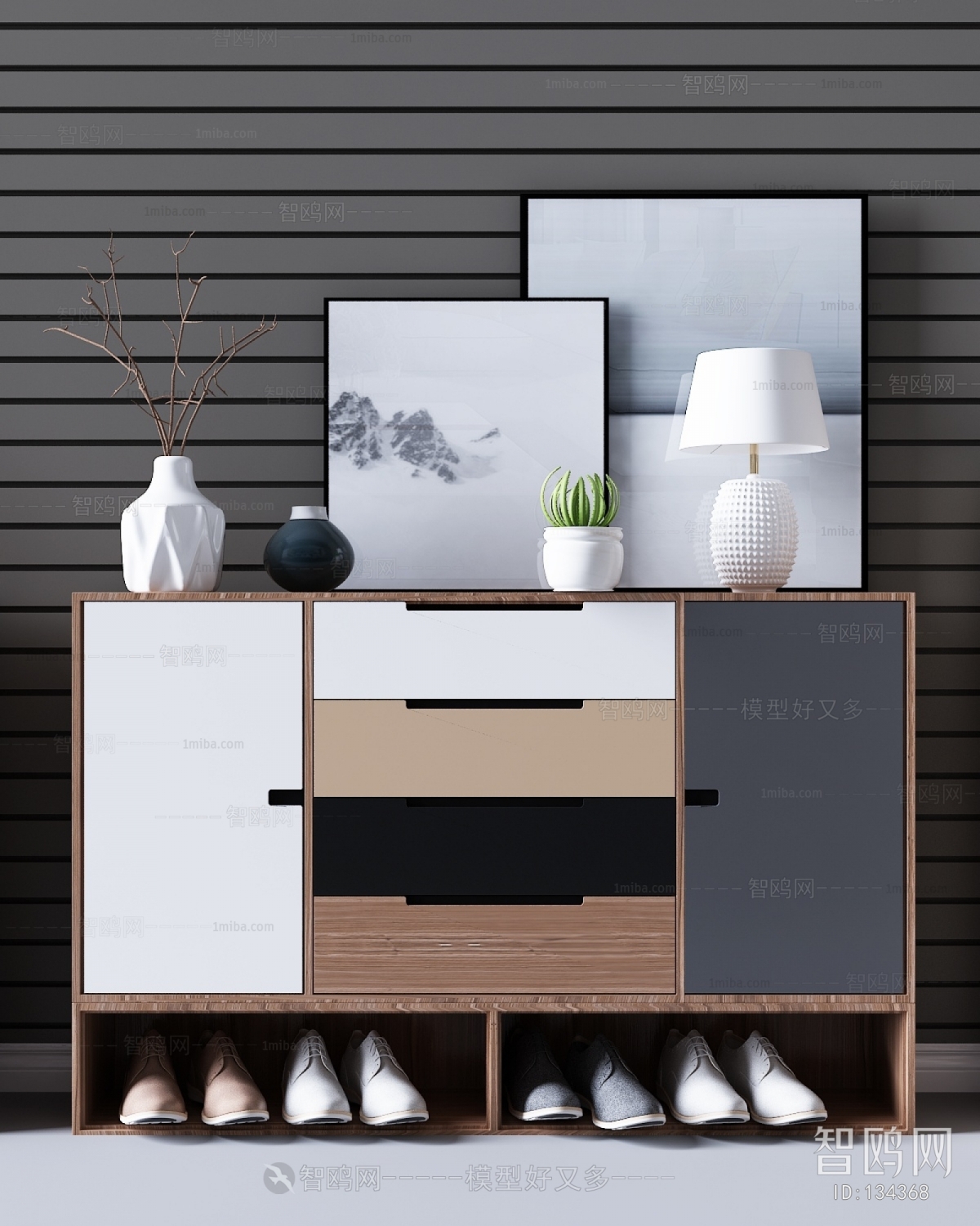 Nordic Style Shoe Cabinet