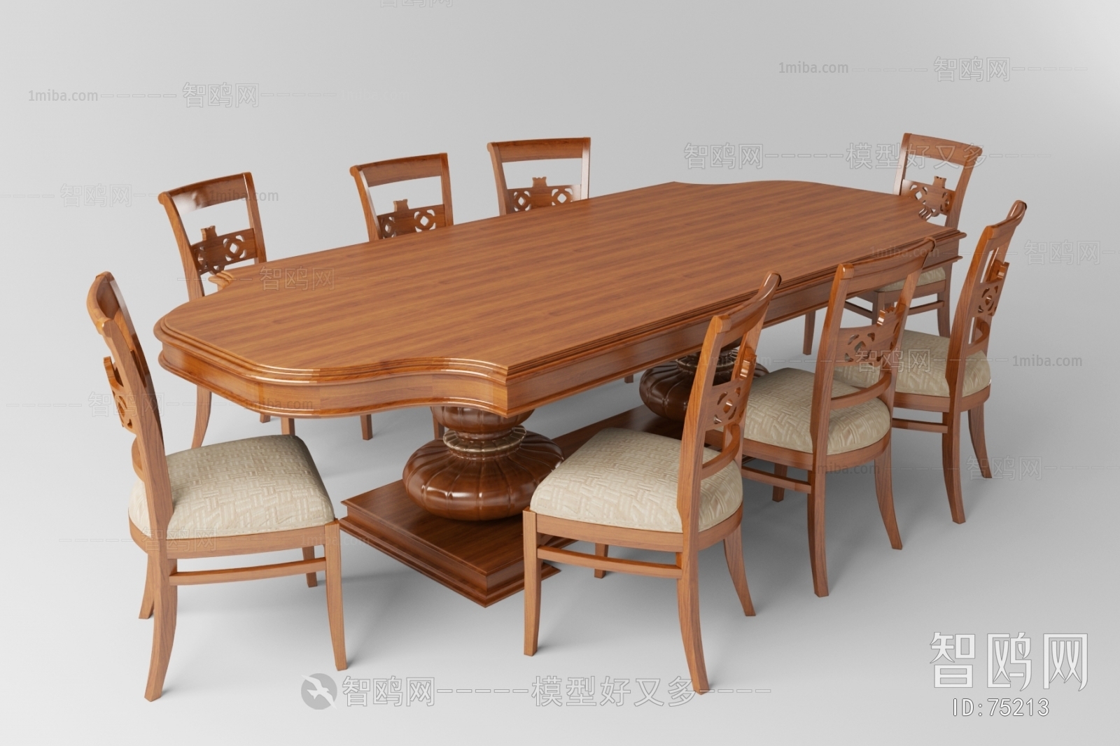 European Style Dining Table And Chairs