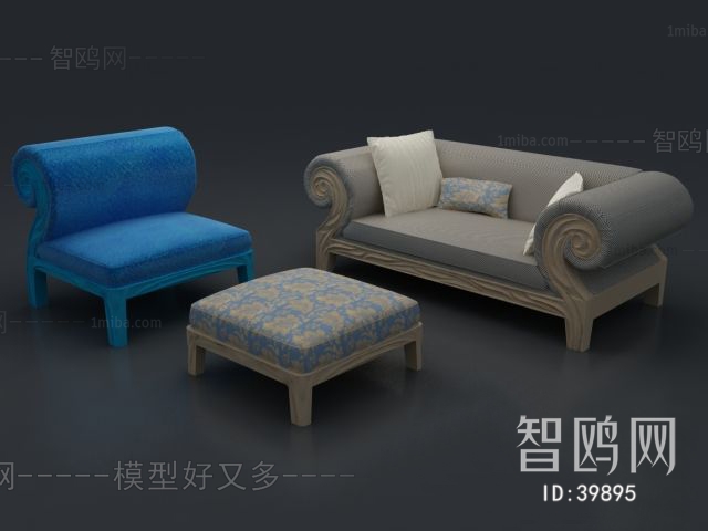 Simple European Style Sofa Combination