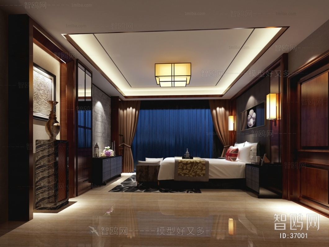 New Chinese Style Bedroom