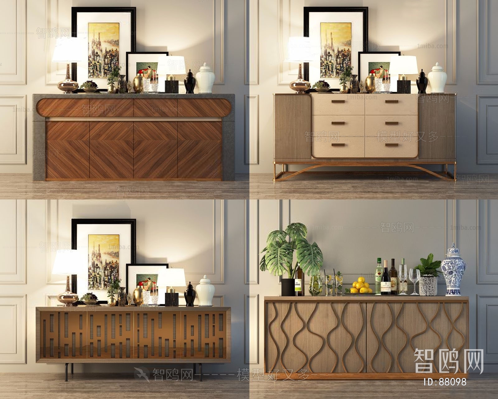 Modern Side Cabinet/Entrance Cabinet