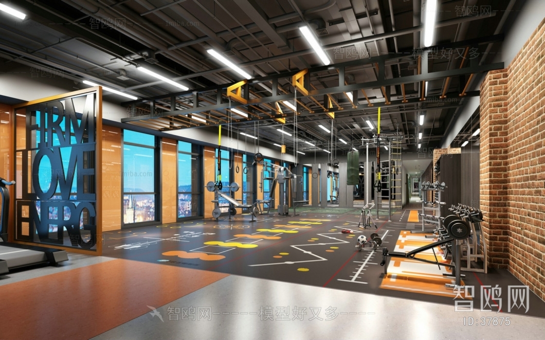 Industrial Style Gym