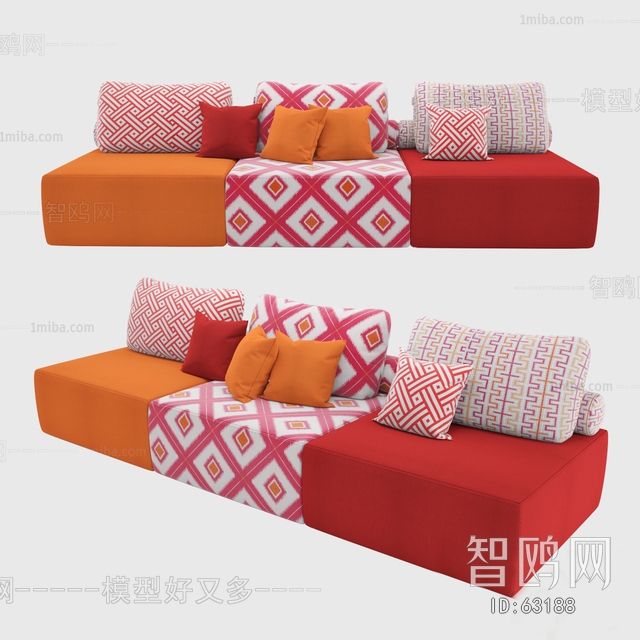 Modern Three-seat Sofa