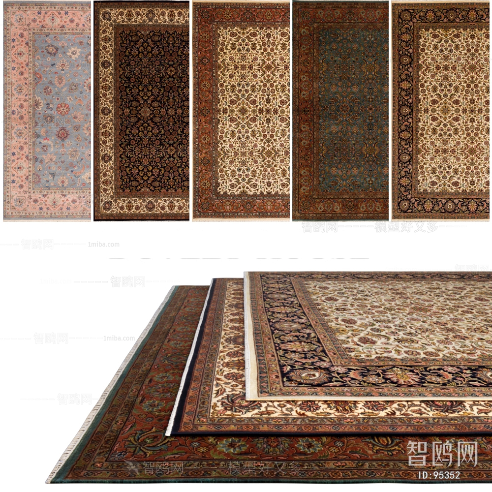 European Style Patterned Carpet