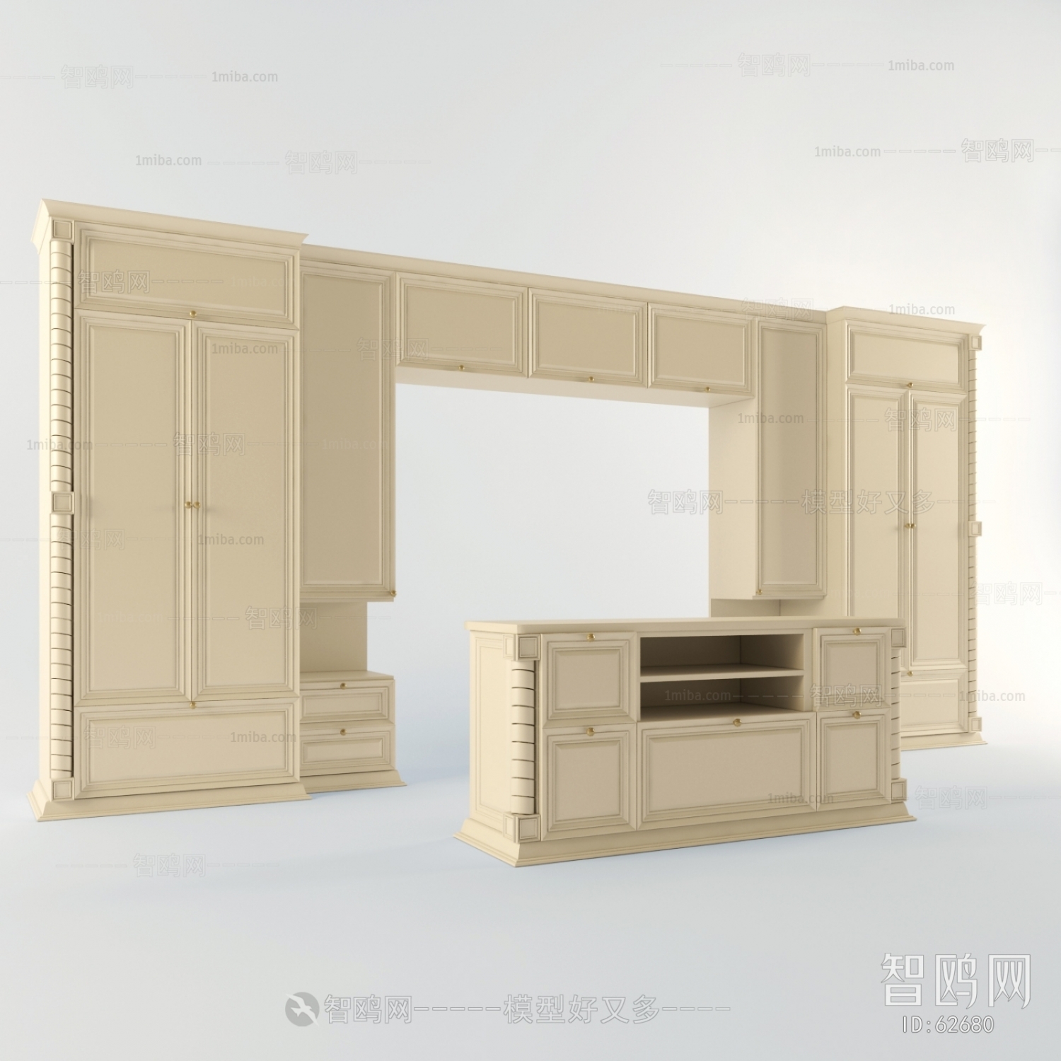 European Style TV Cabinet