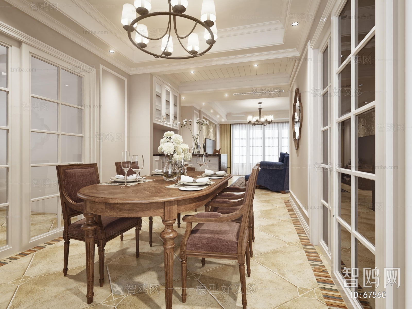 American Style Dining Room